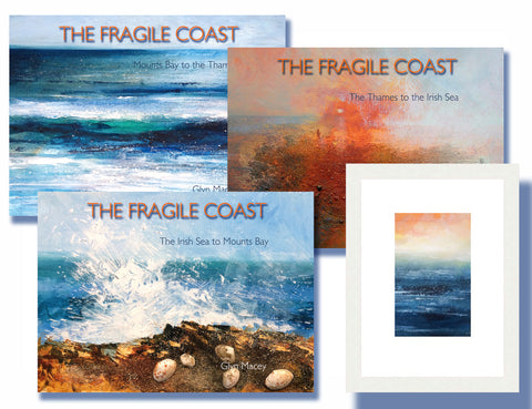 The Fragile Coast - Three book set with painting